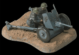 Zvezda Military 1/72 WWII German Pak 36 Anti-Tank Gun w/2 Crew Snap Kit
