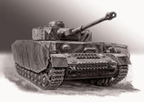 Zvezda 1/35 German Panzer IV Ausf H Medium Tank Kit