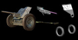 Riich Military 1/35 3.7cm PaK36 Anti-Tank Gun (2) Kit
