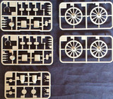 Riich Military 1/35 German Horse Drawn Large Field Kitchen Hf.11(w/two horses, one soldier & one dog figures) Kit