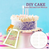 8 pcs DIY Cake Lace Decoration Mold