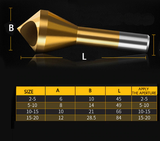 Countersink Deburring Drill Bit Set