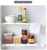 Adjustable Storage Shelf Closet Organizer