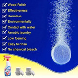Multifunctional effervescent spray cleaner