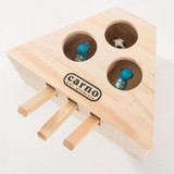 WOODEN CAT WHACK-A-MOLE TOY