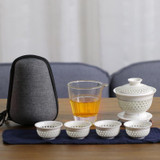 Portable Spring Blossom Teaware