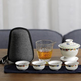 Portable Spring Blossom Teaware