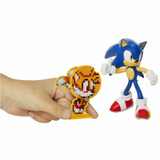 NEW Sonic The Hedgehog Sonic 4" Bendable Action Figure by Jakks Pacific tails