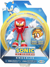 NEW Sonic the Hedgehog  Knuckles Bendable ACTION FIGURE Jakks Pacific tails