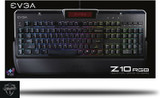 Sealed EVGA Z10 RGB Gaming Keyboard, RGB Backlit LED, Mechanical Blue Switches