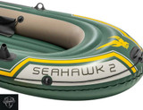 Intex Seahawk 2, 2-Person Inflatable Boat Set with French Oars & Air Pump