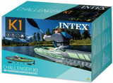 Intex Challenger K1 Inflatable Kayak Set w/ Aluminum Oars and Air Pump SHIP ASAP