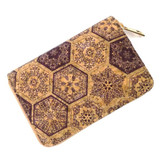 Natural Cork Purse with Tile Pattern