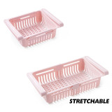 Adjustable Refrigerator & Office Organizer Drawer Basket