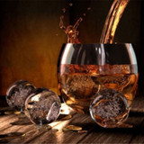 Silicon Whiskey Ice Cube Ball Maker Mold, Ice Ball Maker with 4 X 4.5 cm Ball Capacity