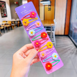1Set Girls Cute Cartoon Animal Fruit Colorfur Hairpins Children Sweet Hair Clip Barrettes Headband Kids Fashion Hair Accessories