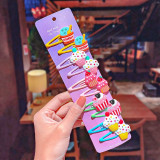 1Set Girls Cute Cartoon Animal Fruit Colorfur Hairpins Children Sweet Hair Clip Barrettes Headband Kids Fashion Hair Accessories