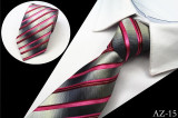 Classic Striped Business Silk Tie For Men