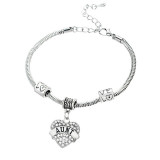 Love Heart Family Bracelet Jewelry- 16 Relationships to Choose From