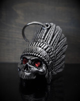BB-74 Bravo Bell - Indian Skull Diamond Bell