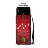 German Shepherd On Christmas Print Wallet Case-Free Shipping