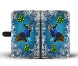 French Bulldog Art Christmas Print Wallet Case-Free Shipping