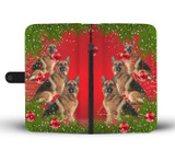 German Shepherd Dog Christmas Print Wallet Case-Free Shipping