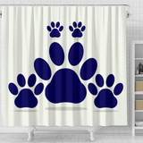 Dog Paws Art Print Shower Curtains-Free Shipping