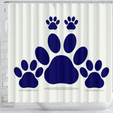 Dog Paws Art Print Shower Curtains-Free Shipping