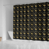 Vizsla Dog Golden Print Shower Curtain-Free Shipping