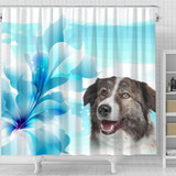 Aidi Dog Print Shower Curtain-Free Shipping