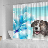 Aidi Dog Print Shower Curtain-Free Shipping