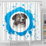 Amazing Aidi Dog Print Shower Curtain-Free Shipping