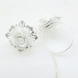 Roucy Rose Napkin Rings