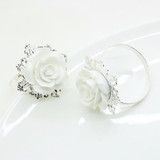 Roucy Rose Napkin Rings