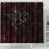 Percheron Horse Print Shower Curtain-Free Shipping