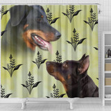 Beauceron Dog Print Shower Curtain-Free Shipping