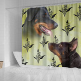 Beauceron Dog Print Shower Curtain-Free Shipping