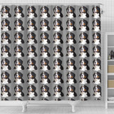 Greater Swiss Mountain Dog Pattern Print Shower Curtains-Free Shipping