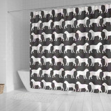 Boreboel Dog Pattern Print Shower Curtains-Free Shipping
