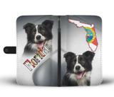 Border Collie Print Wallet Case-Free Shipping-FL State