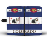 Bearded Collie Print Wallet Case-Free Shipping-CO State