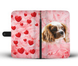 Cute Cavalier King Charles Spaniel Print Wallet Case-Free Shipping-AZ State