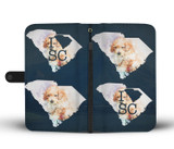 Cute Poodle Dog Art Print Wallet Case-Free Shipping-SC State