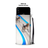 Cute Beagle Print Wallet Case-Free Shipping-MN State