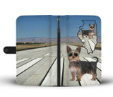 Yorkshire Terrier Print Wallet Case-Free Shipping-IL State