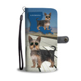 Yorkshire Terrier (Yorkie) Print Wallet Case-Free Shipping-LA State
