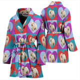 Chow Chow Dog Print Women's Bath Robe-Free Shipping