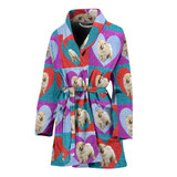 Chow Chow Dog Print Women's Bath Robe-Free Shipping