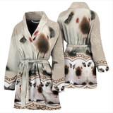 Himalayan guinea pig Print Women's Bath Robe-Free Shipping